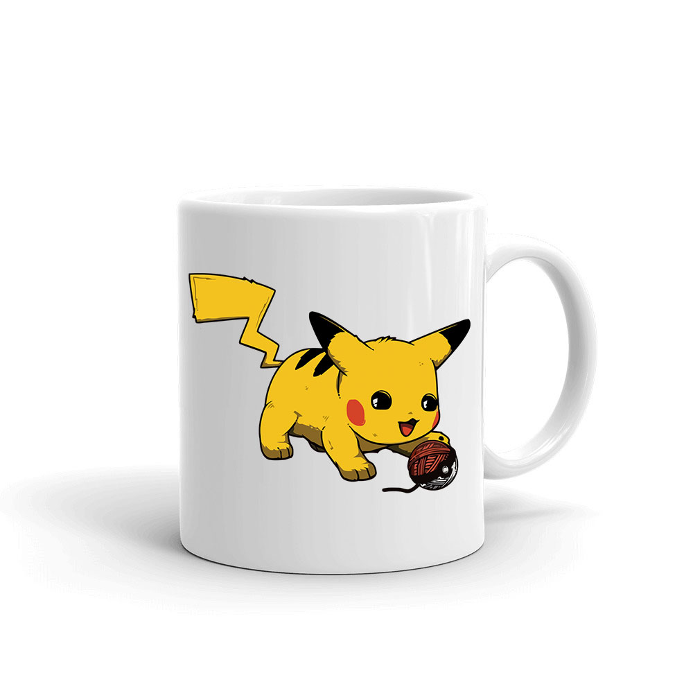 Pokemon Pikachu Macska Macskás Bögre