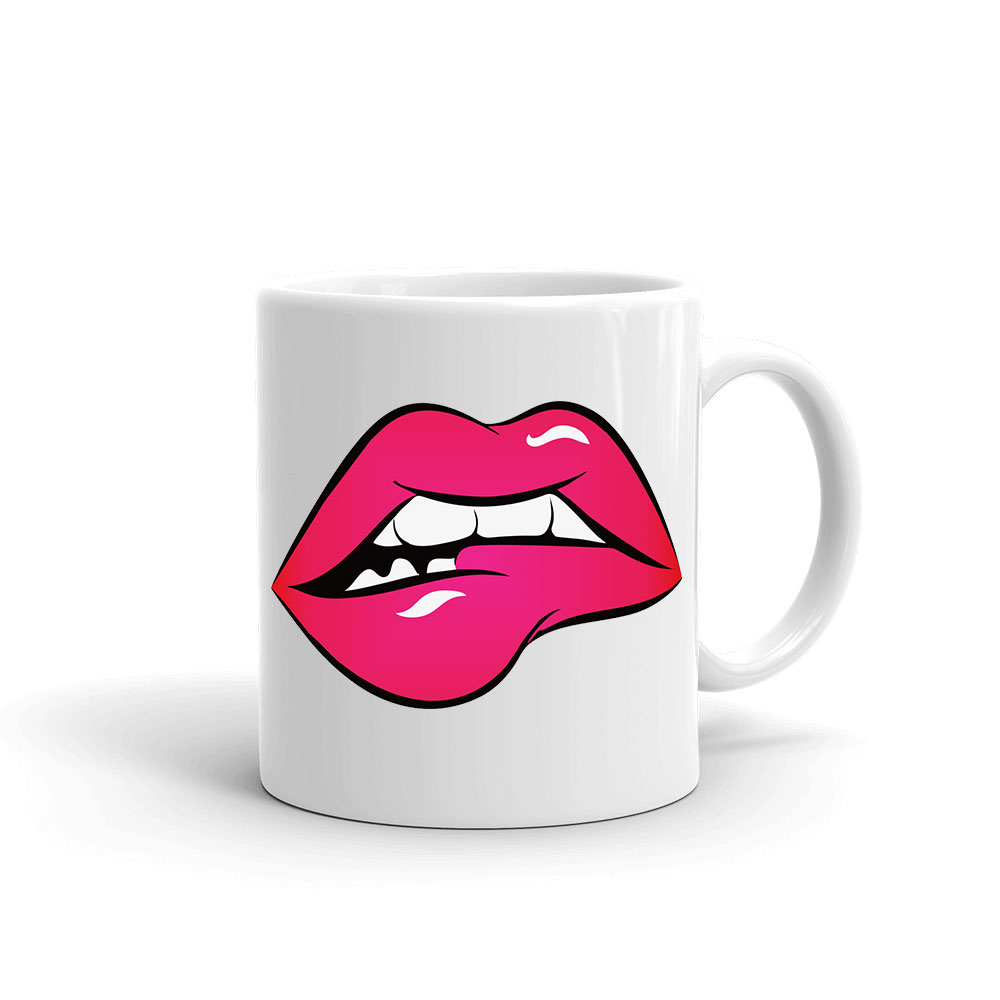 divat ajak ajkak lips száj Bögre