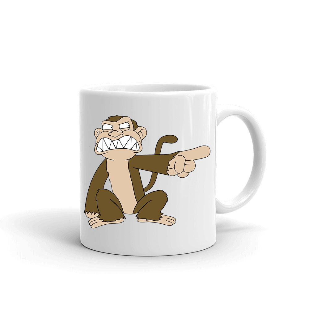 Family Guy Evil Monkey Gonosz Majom Bögre