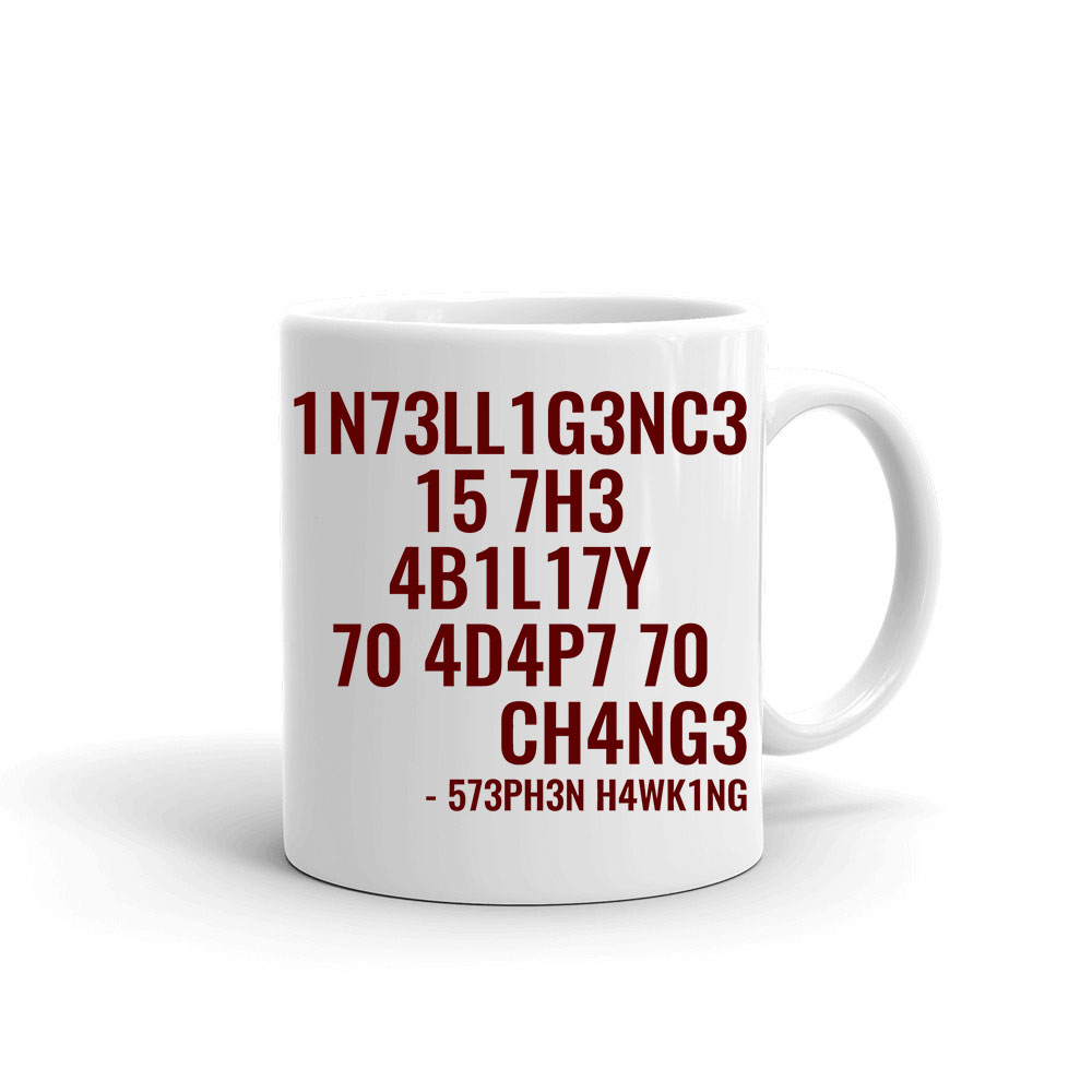 stephen hawking idézet tudomány intelligence Bögre