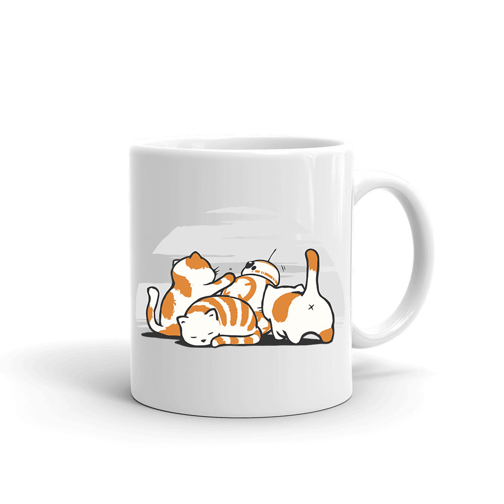bb8 star wars macskák macskás cicás Bögre