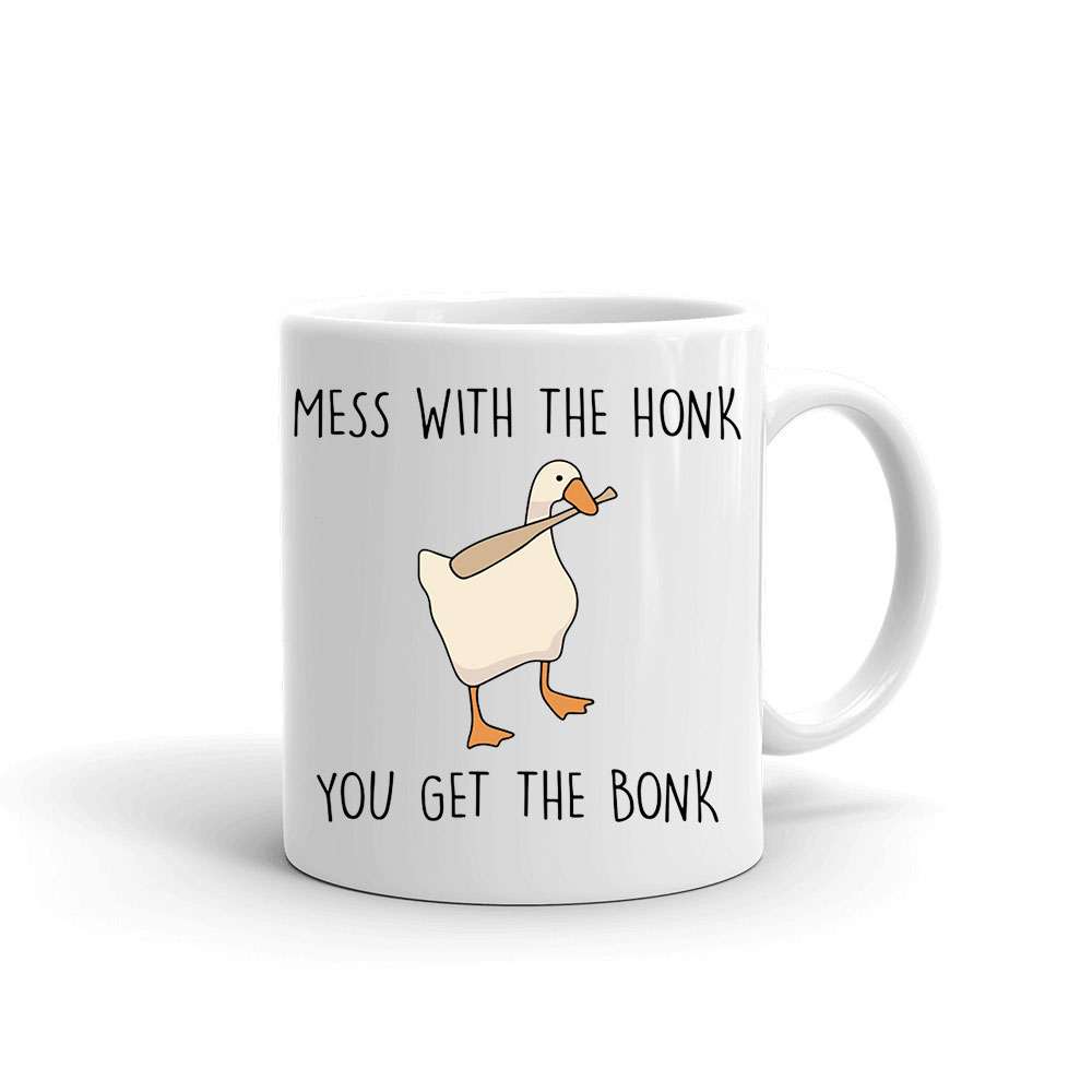 untilted goose game liba lúd honk Bögre