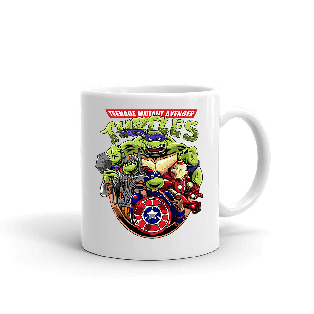 tini ninja teknőcök tmnt avengers Bögre