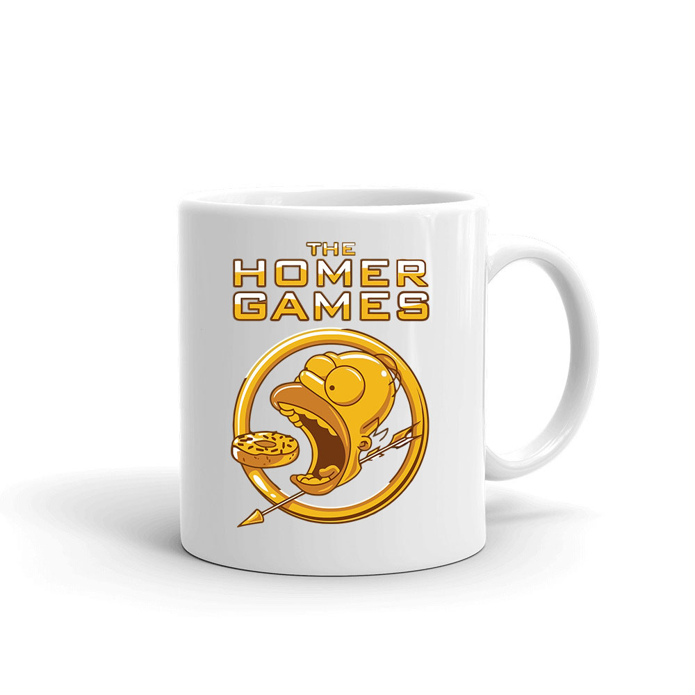 Homer Simpson Hunger Games fánk donut Bögre
