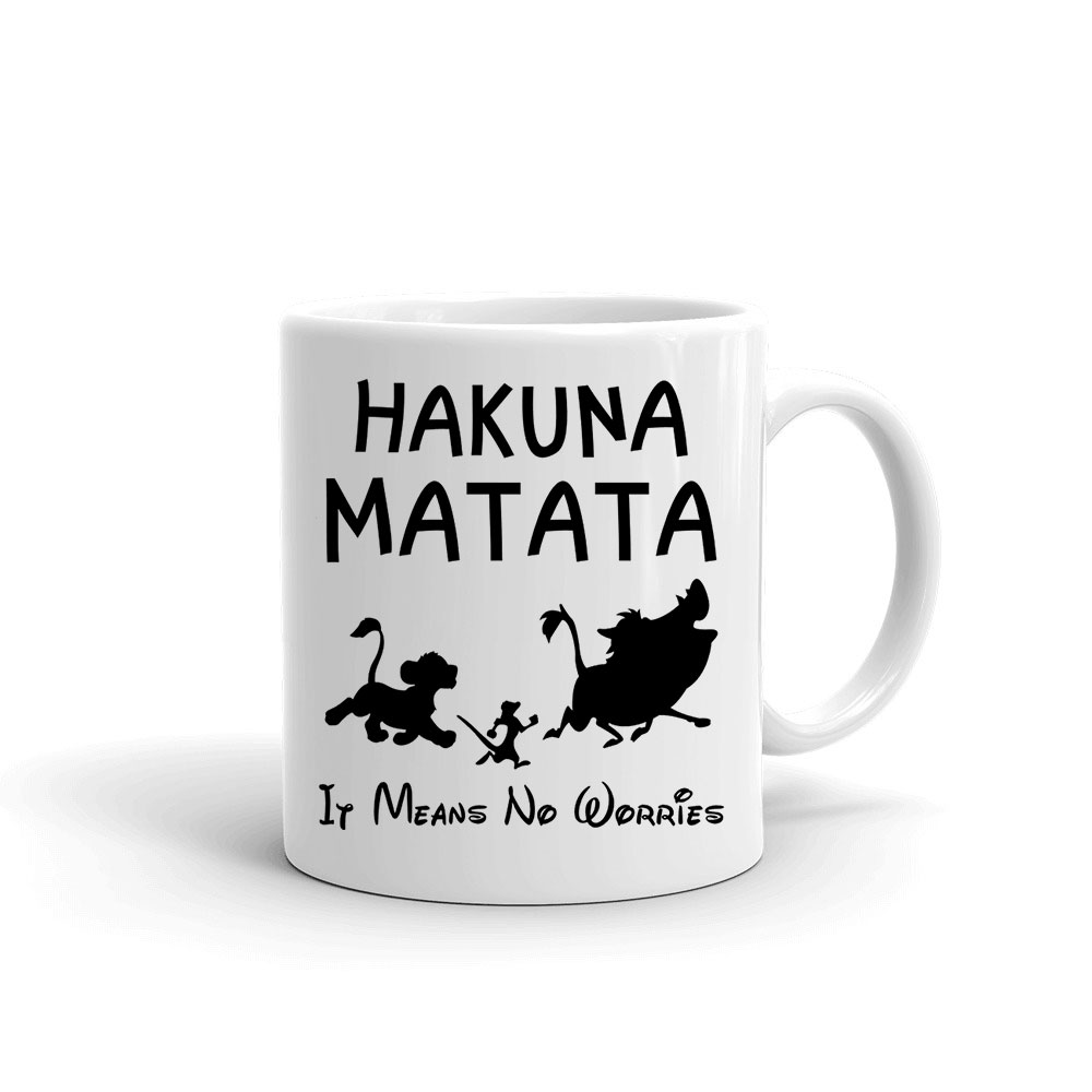 hakuna matata az oroszlánkirály Bögre