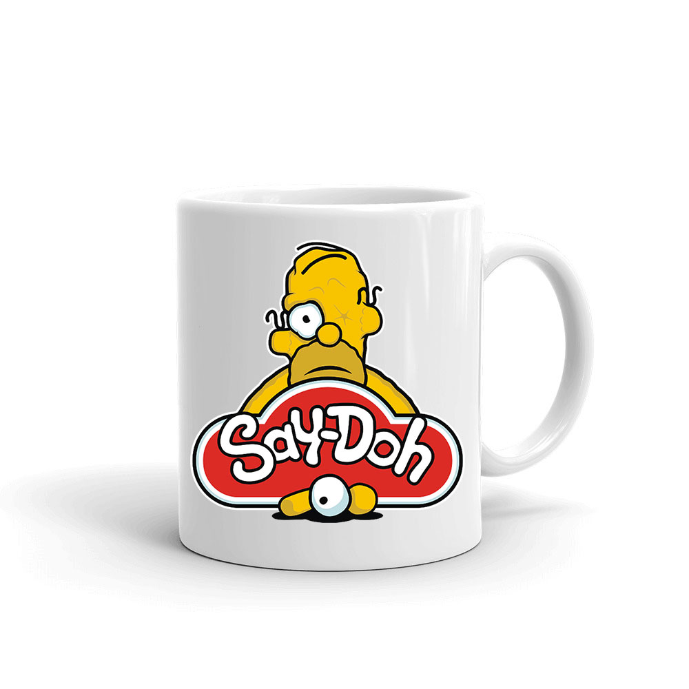 humor homer simpson play doh gyúrma Bögre