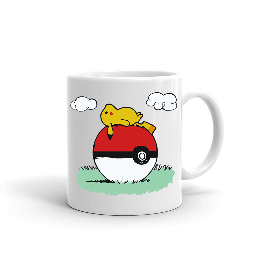 Pikachu Pokemon Snoopy Bögre