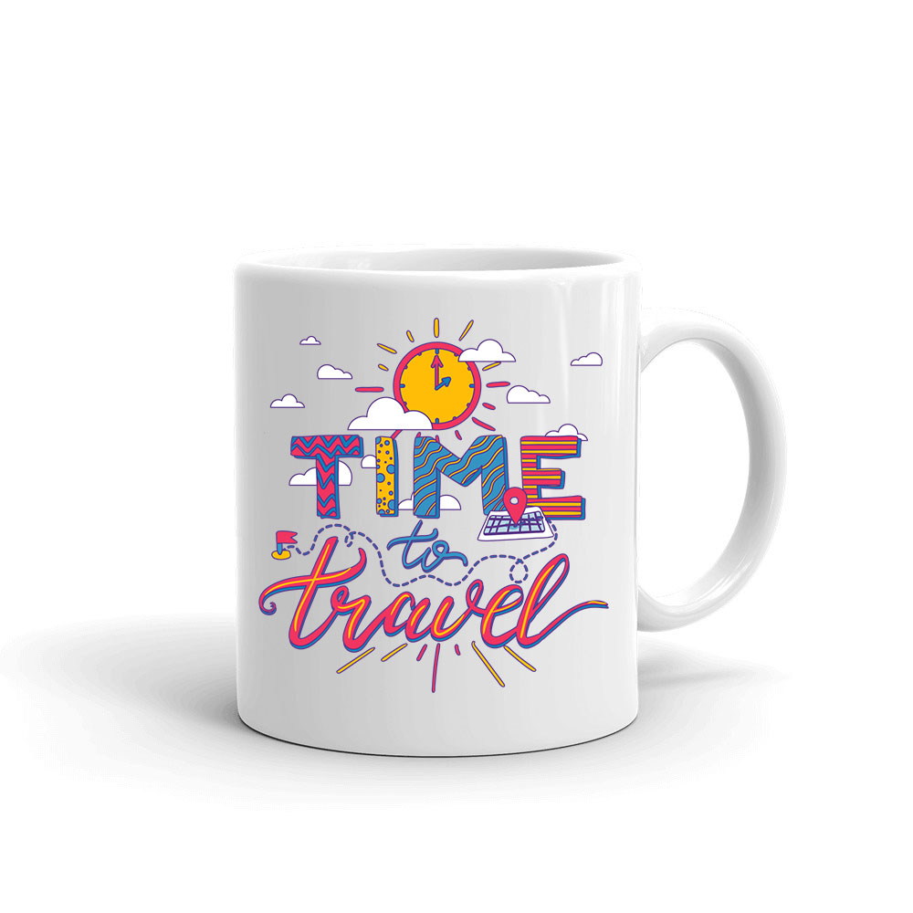 Time To Travel utazás  Bögre