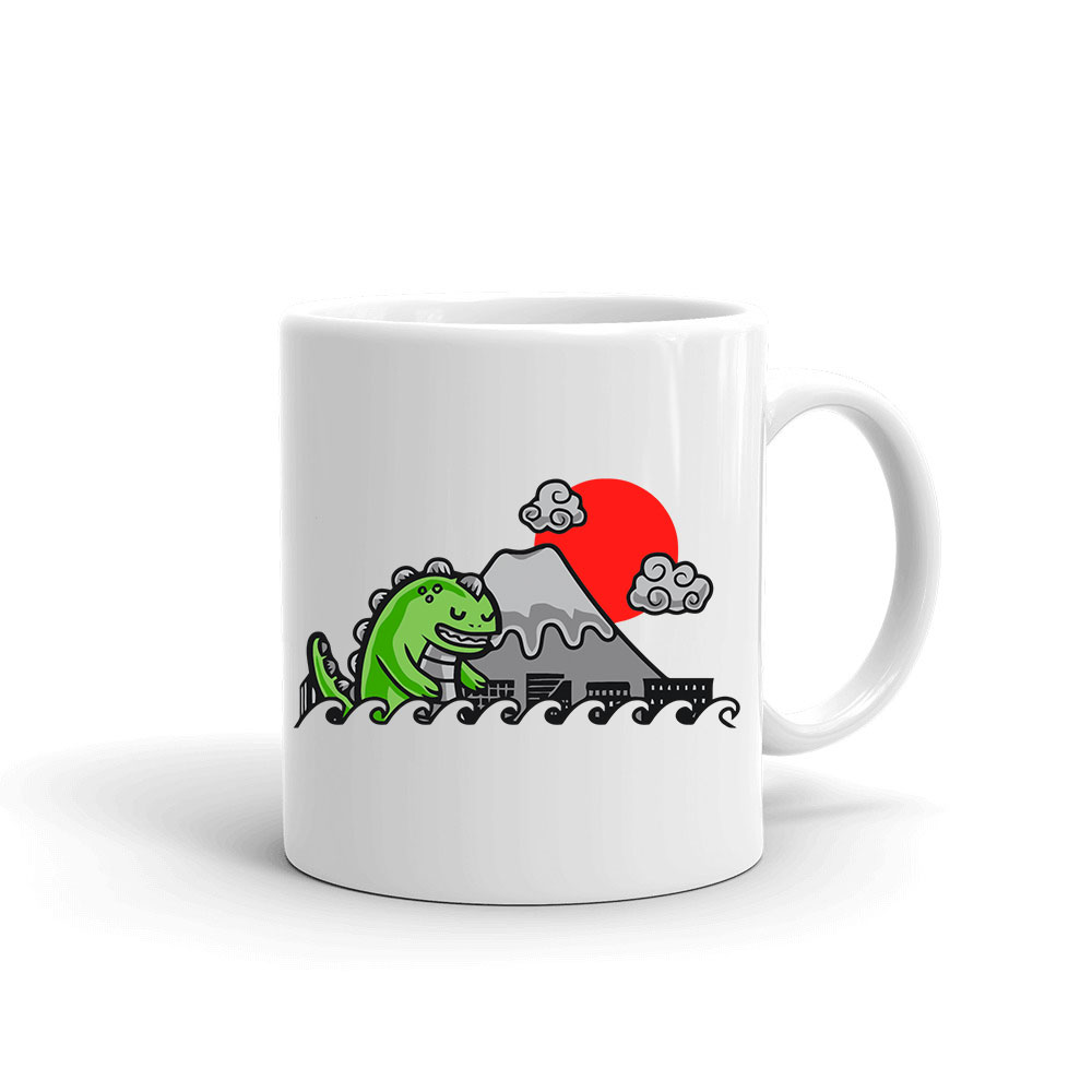 japán t-rex Bögre