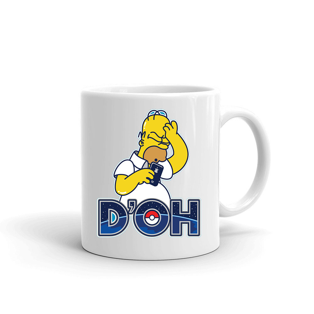 pokemon go homer simpson Bögre