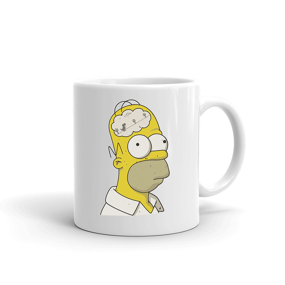 homer simpson simpson család Bögre