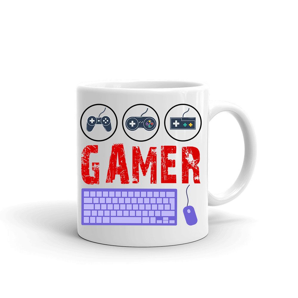 Gamer joystick Bögre