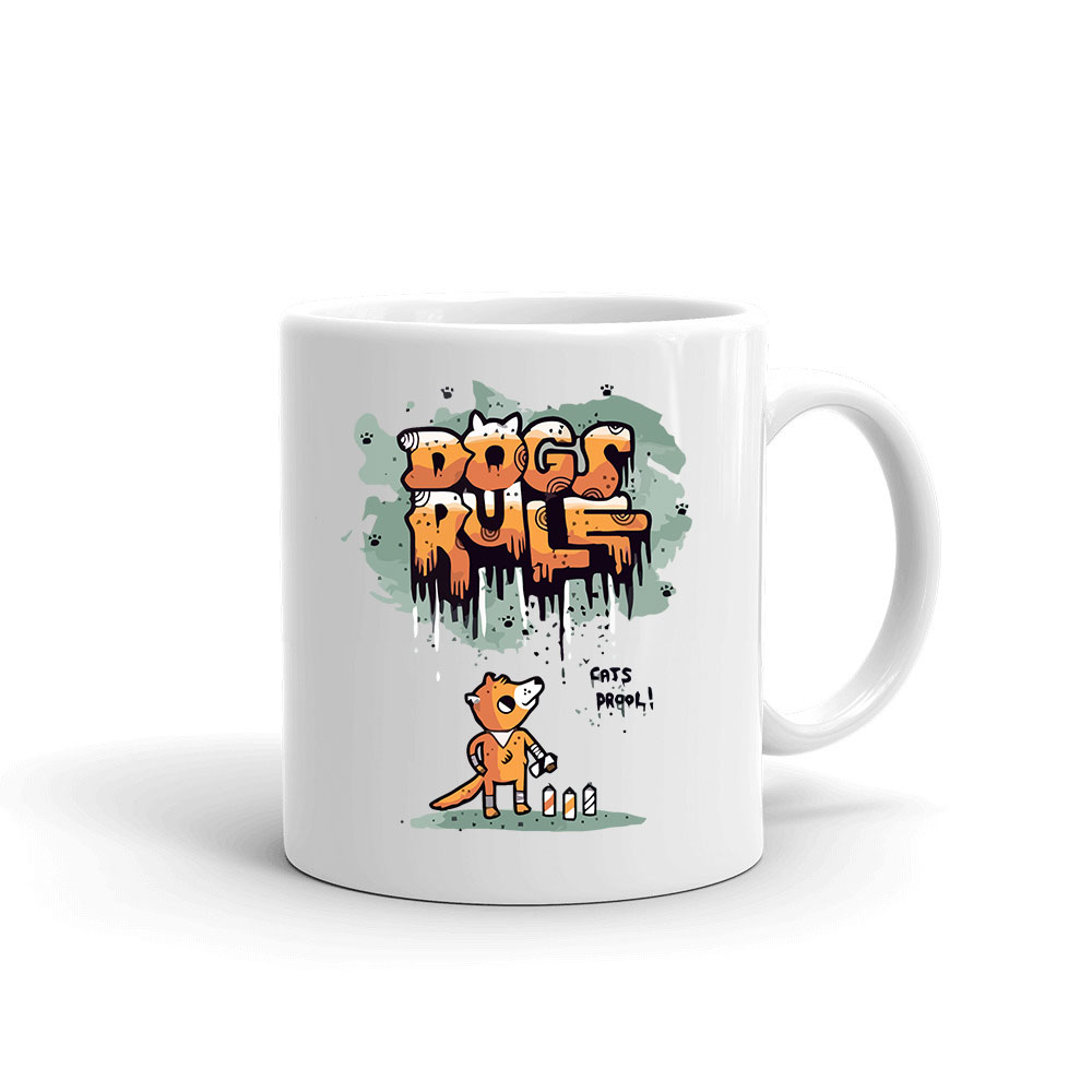 dogs rule kutya kutyás Bögre