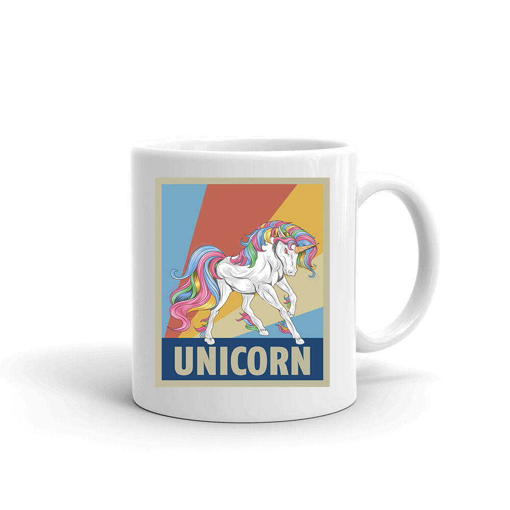 unikornis unicorn Bögre