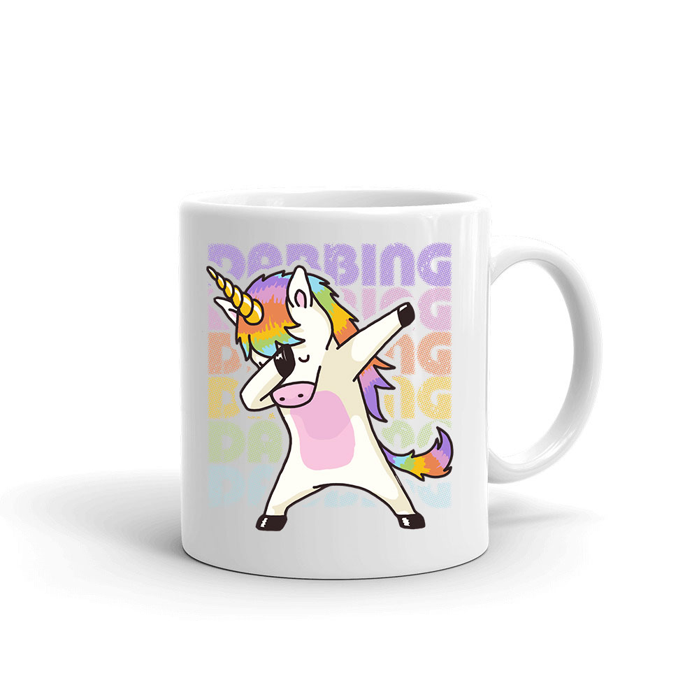 dabbing unikornis unicorn Bögre