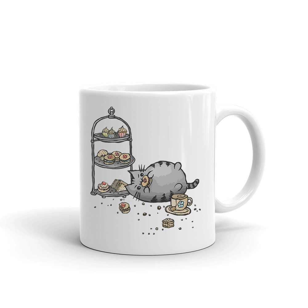 pusheen macska macskás cica cicás Bögre
