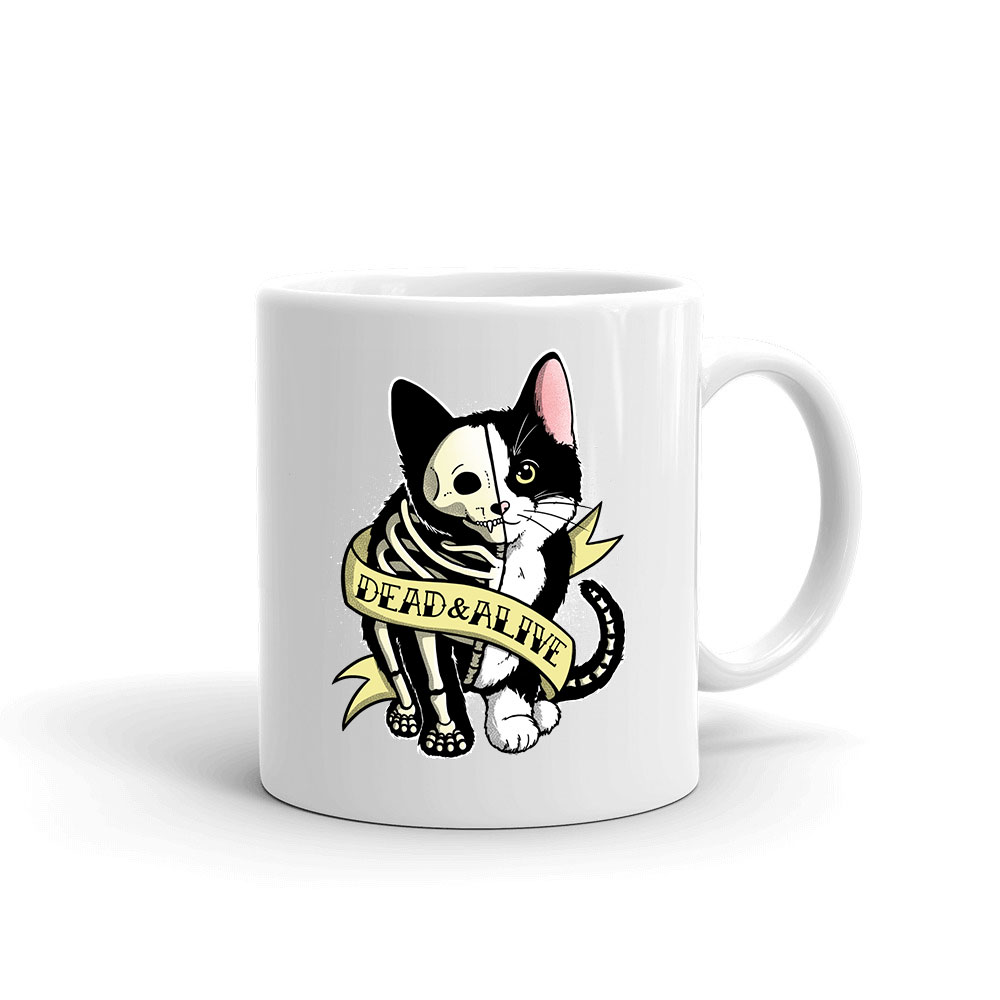 schrödinger macskája Bögre