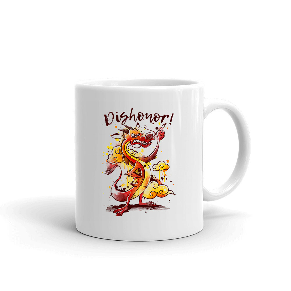 dishonor mulán sárkány Bögre