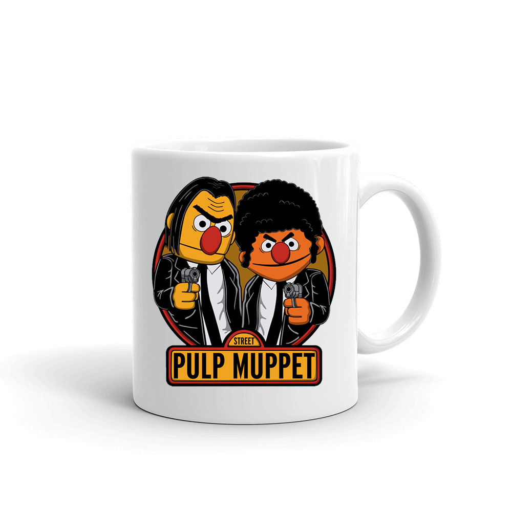 ponyvaregény muppets pulp fiction Bögre
