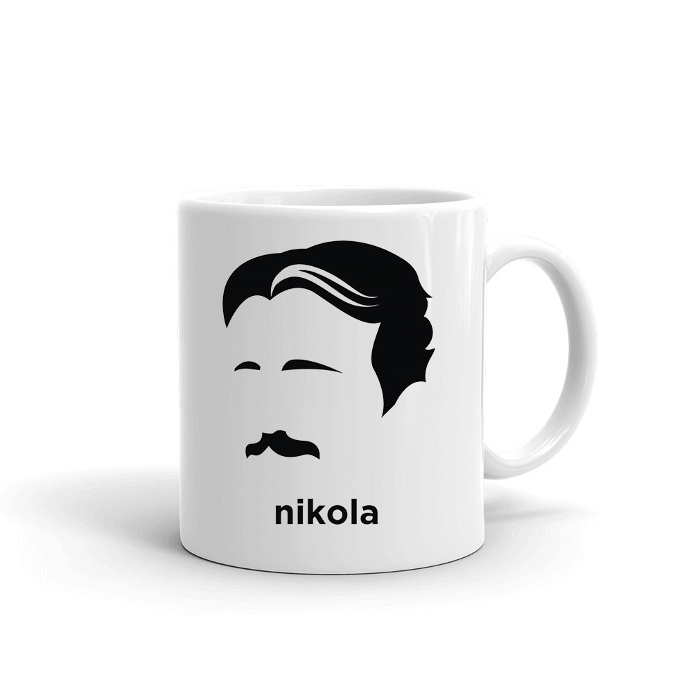 nikola tesla Bögre