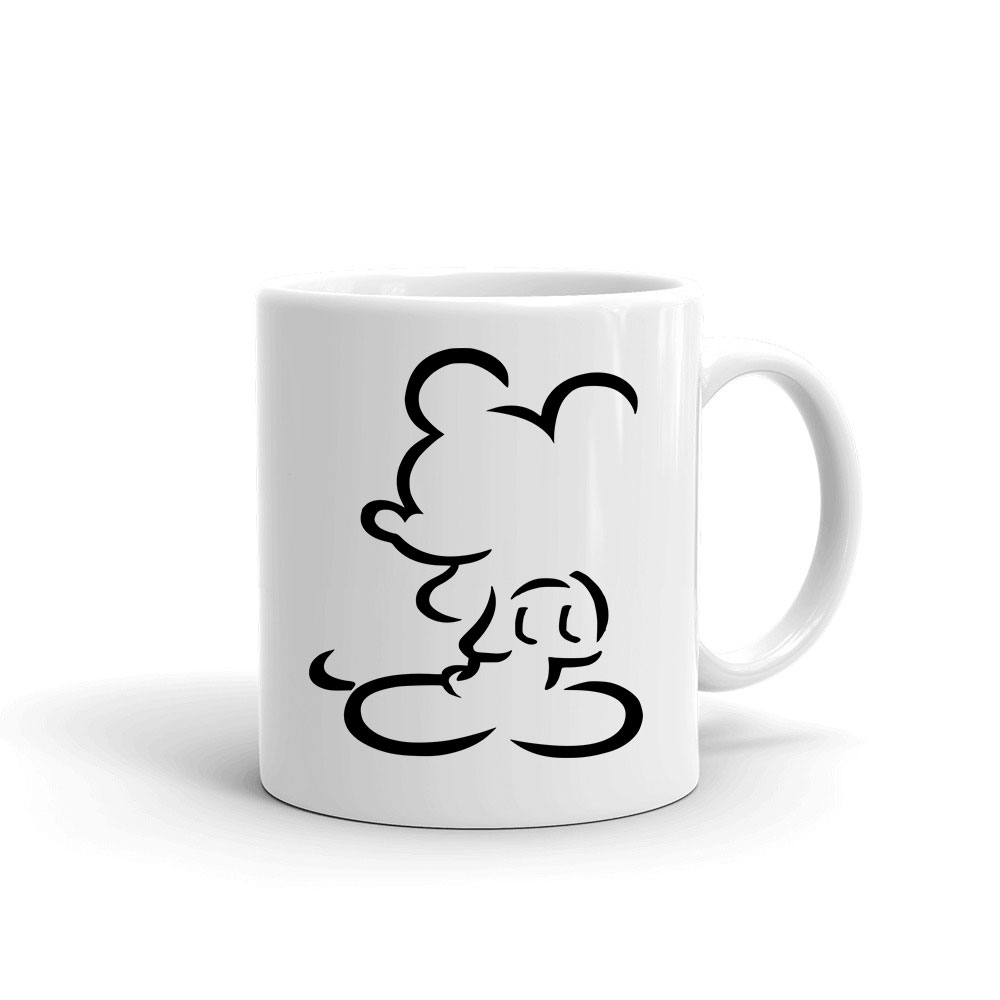 mickey egér outline Bögre