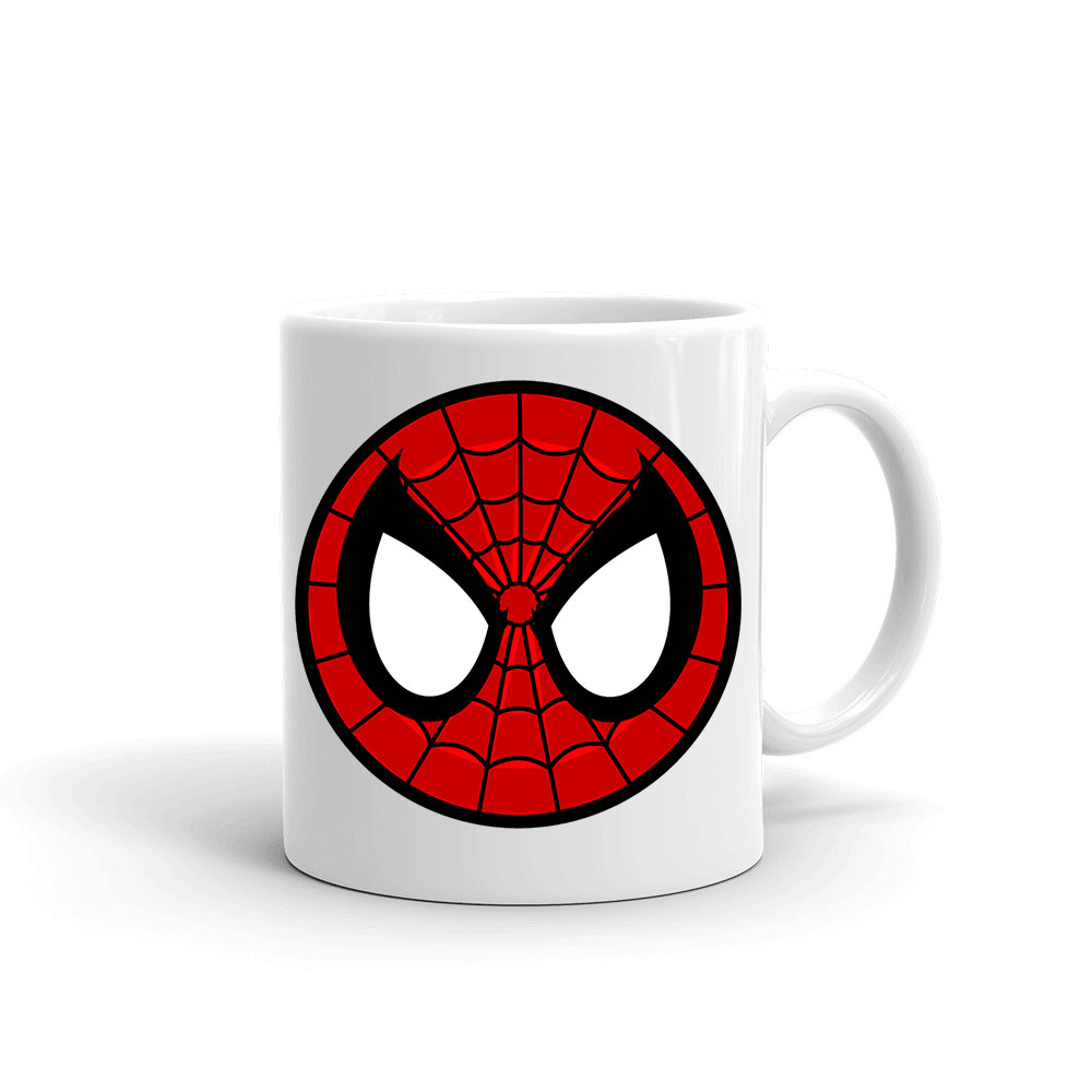 spider face spider man pókember Bögre