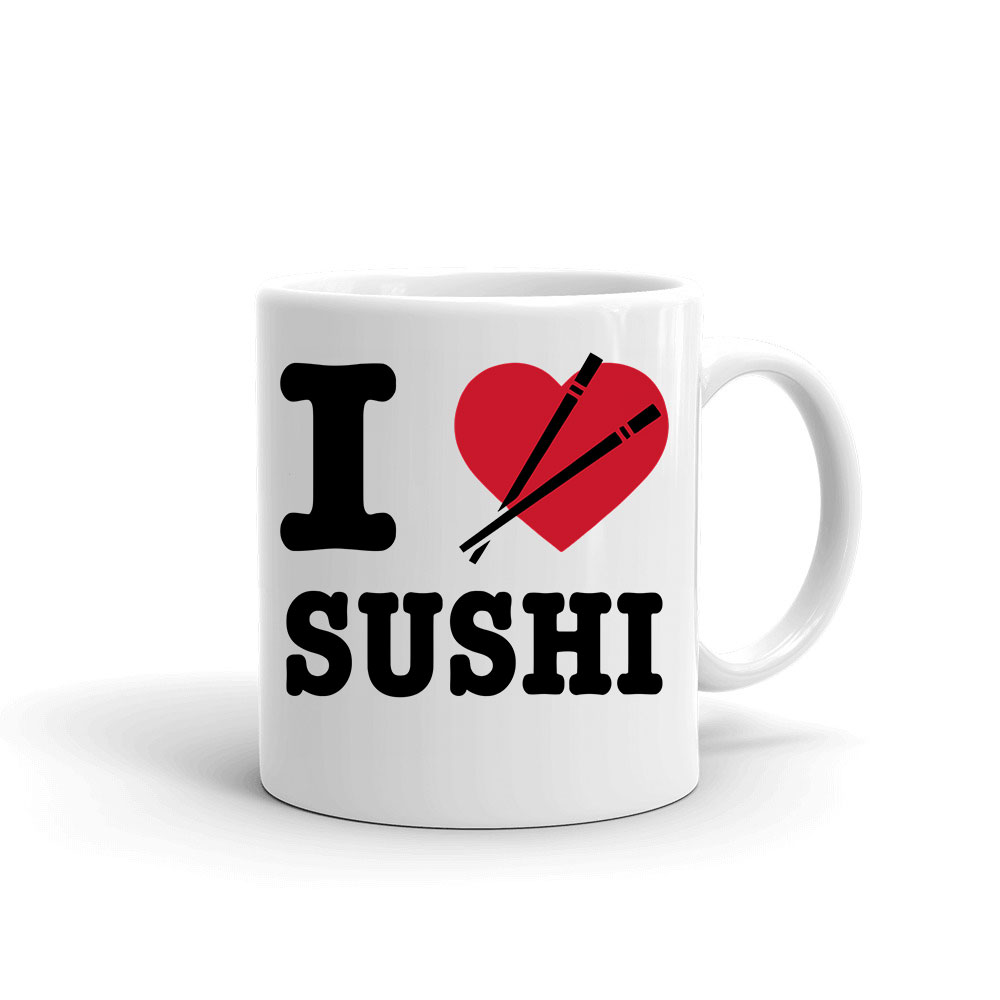 szusi sushi Bögre