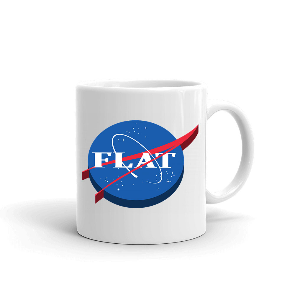nasa logo flat humor Bögre