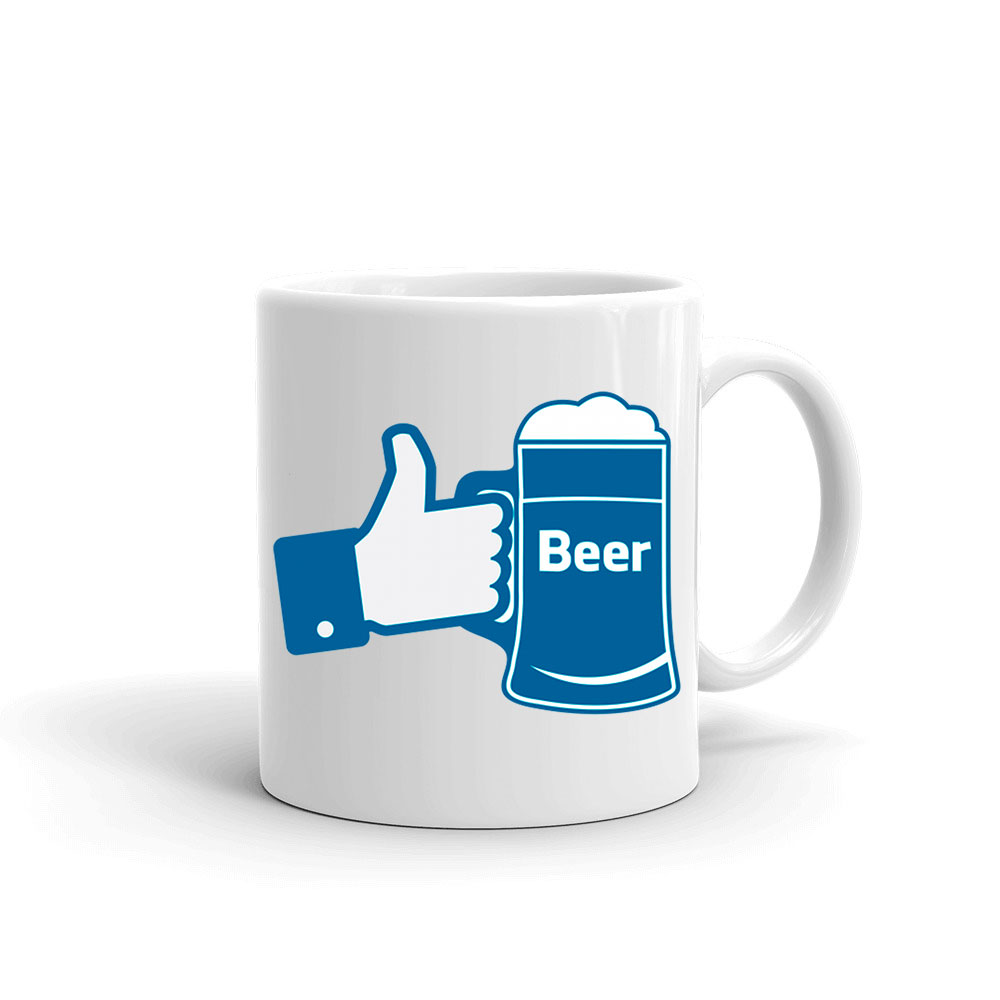 sör beer facebook Bögre