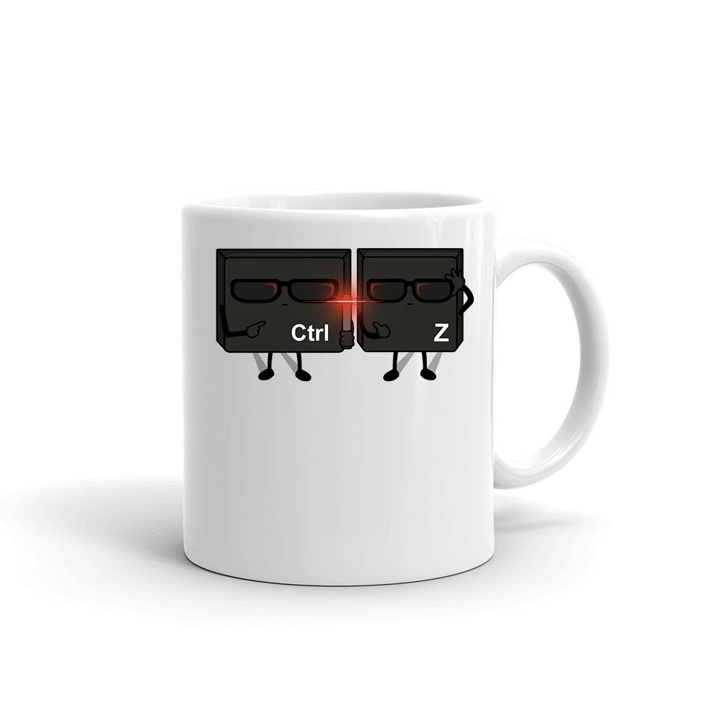 törlés emlék ctrl z vissza Bögre