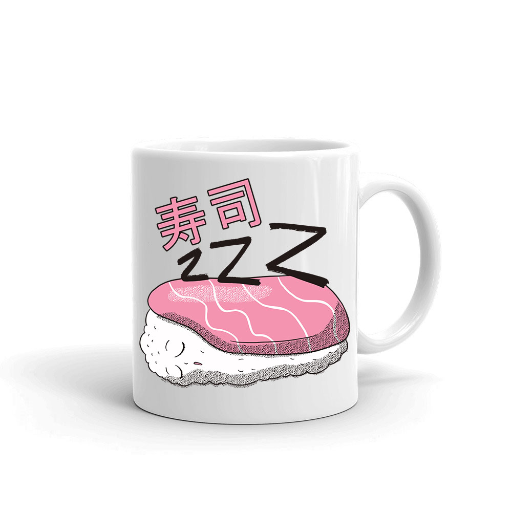 szusi sushi Bögre