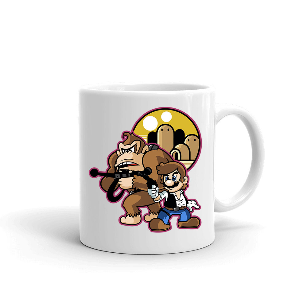 super mario donkey kong han solo Bögre