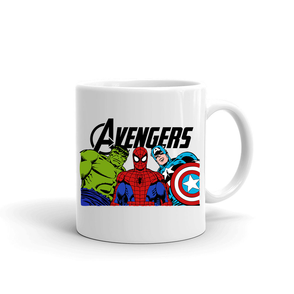 avengers bosszúállók hulk pókember amerika kapitány Bögre