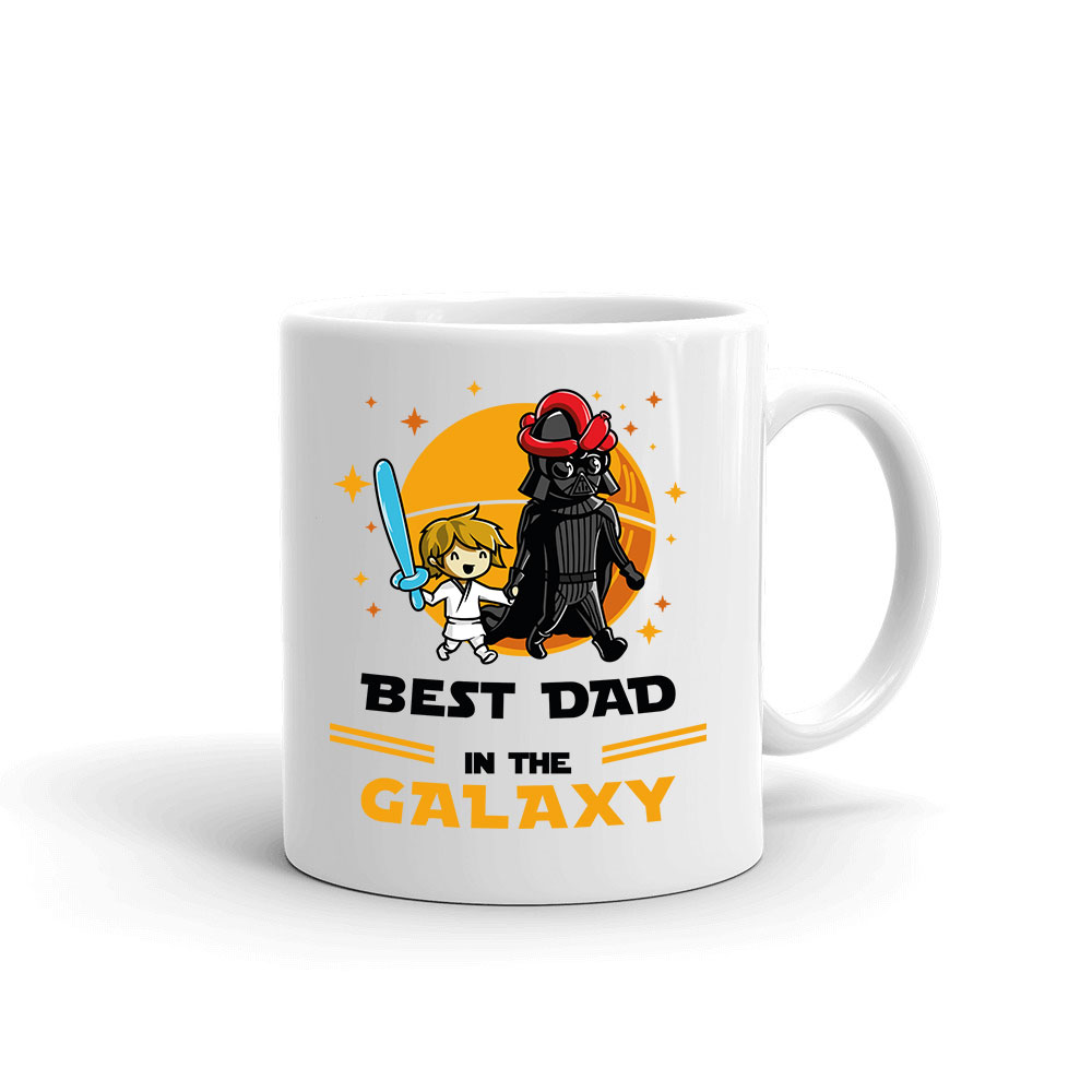 Legjobb Apa A Galaxisban Egy Fiú apáknak apák napja Bögre