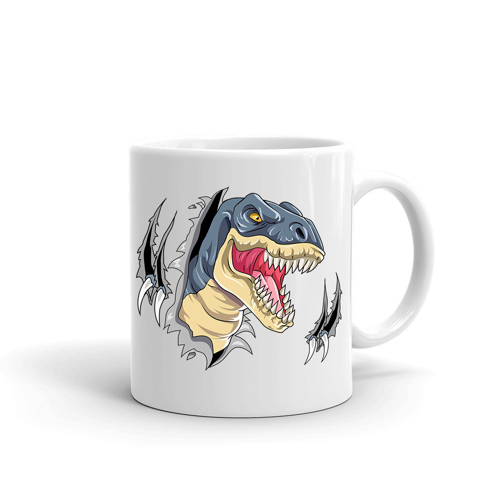 T-rex dino dinoszaurusz Bögre