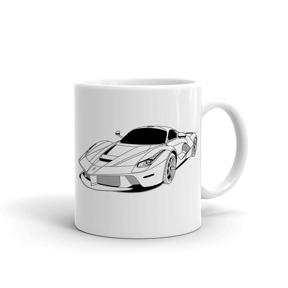 ferrari outline Bögre
