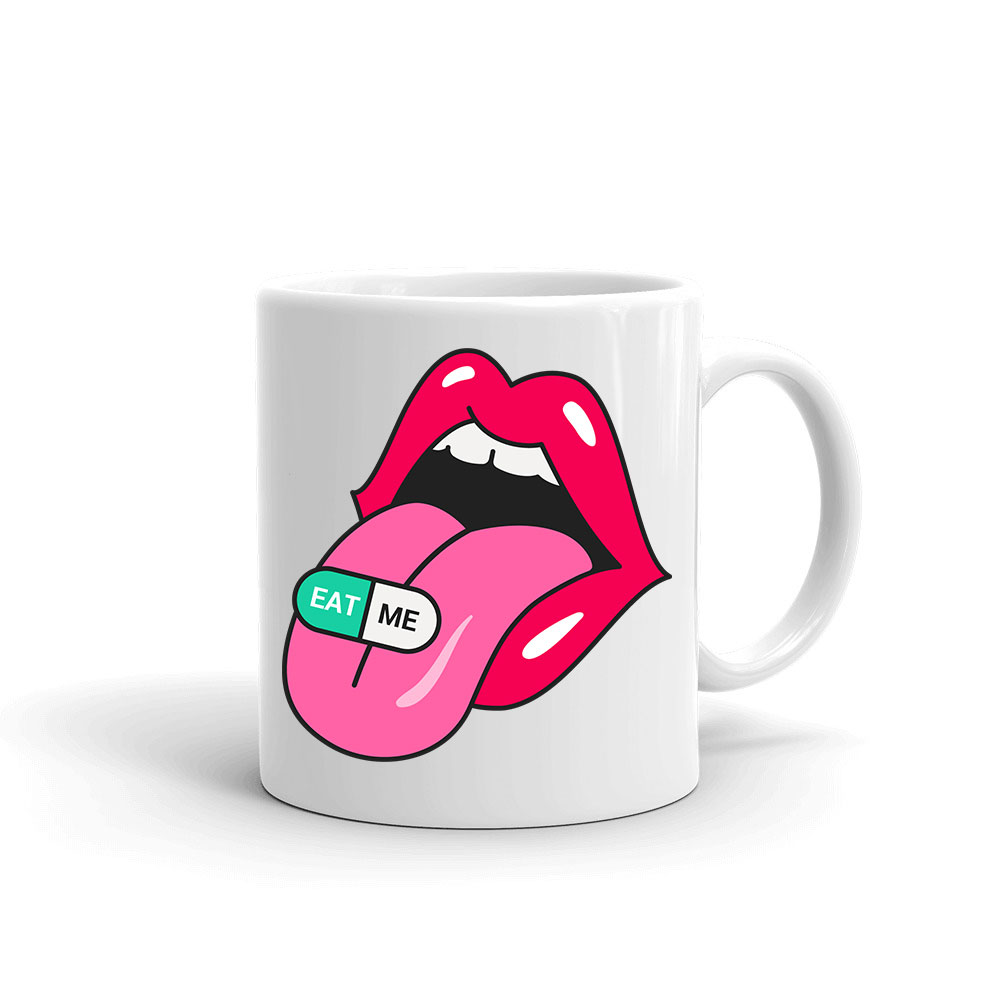 lips ajak ajkak száj  Bögre