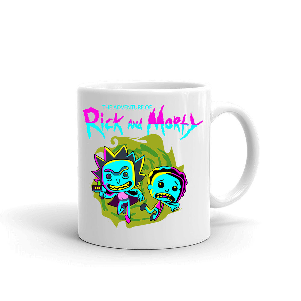 rick és morty Bögre