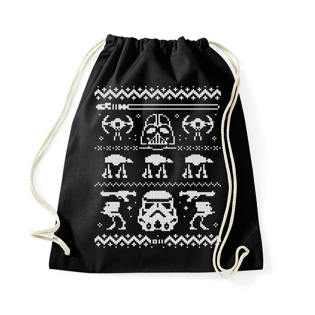 star wars darth vader karácsony pulcsi Fekete Tornazsák