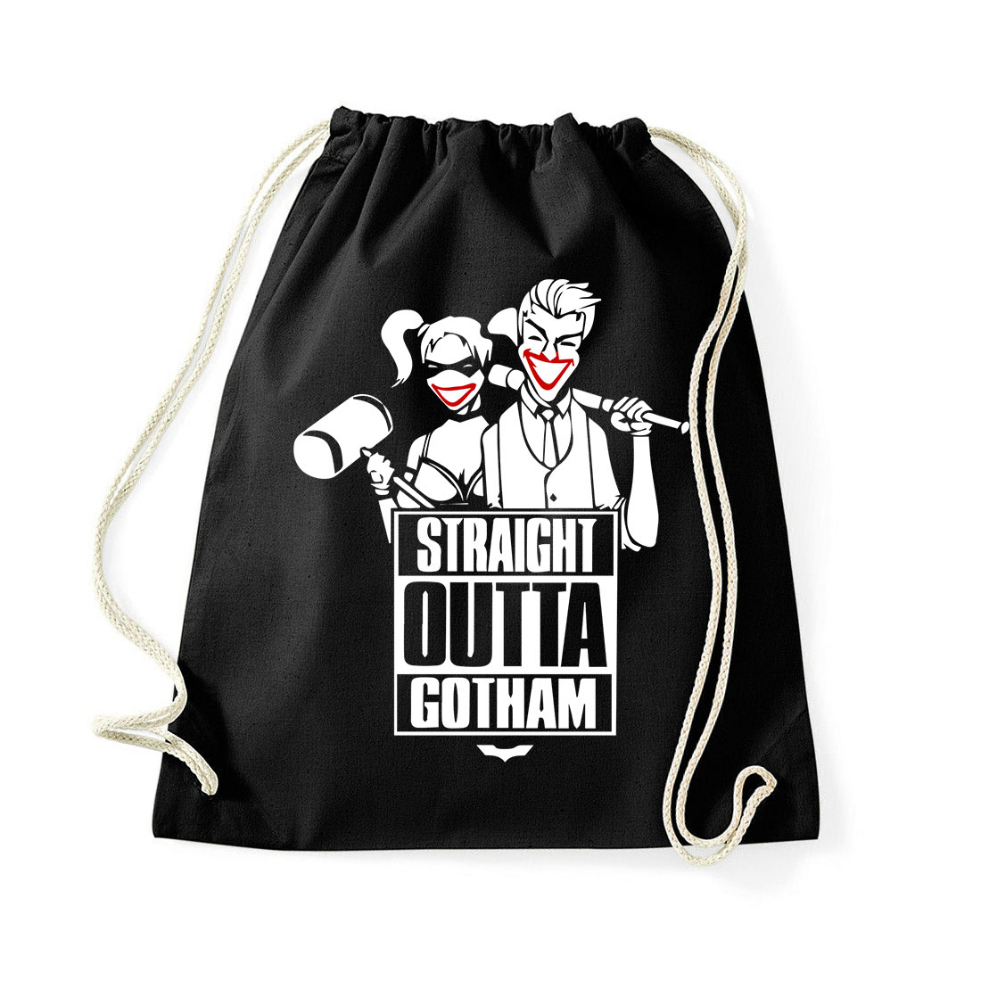 joker harley quinn gotham Fekete Tornazsák