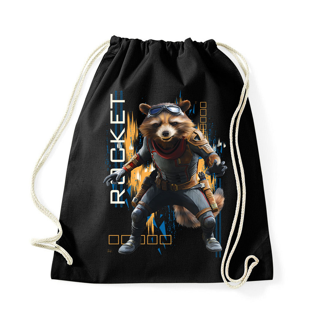 rocket racoon galaxis őrzői Fekete Tornazsák