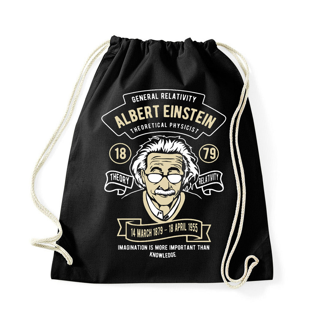 Albert Einstein Fekete Tornazsák