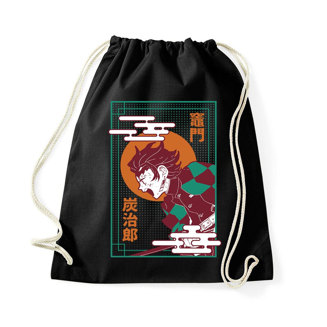 demon slayer tanjiro Fekete Tornazsák