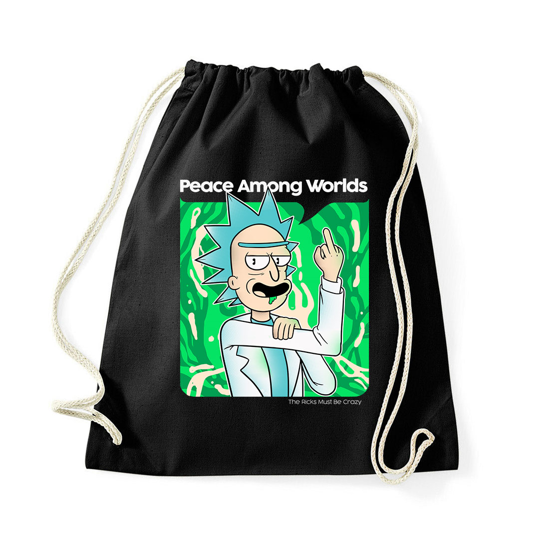 rick és morty Fekete Tornazsák