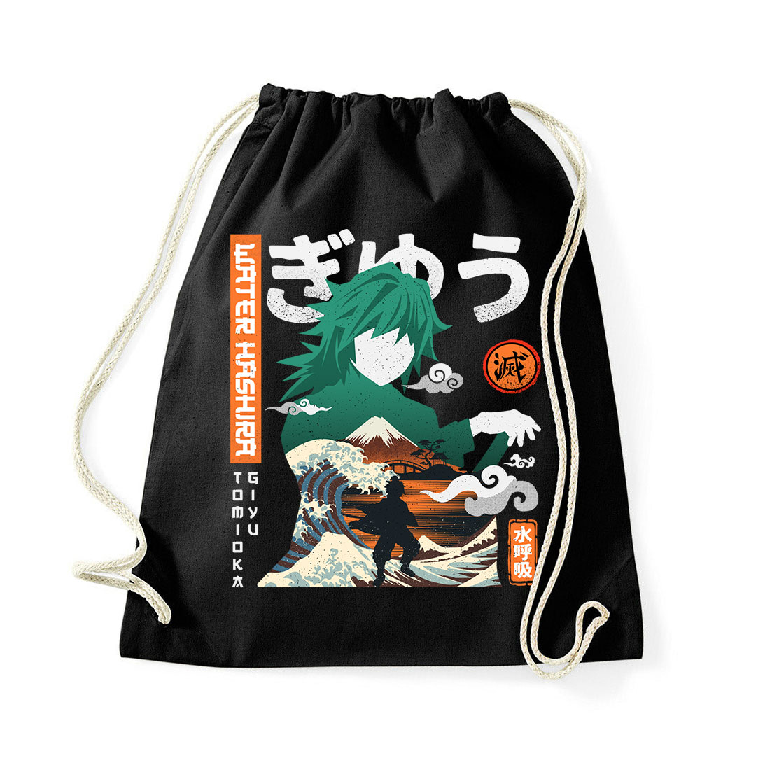 demon slayer tomioka Fekete Tornazsák