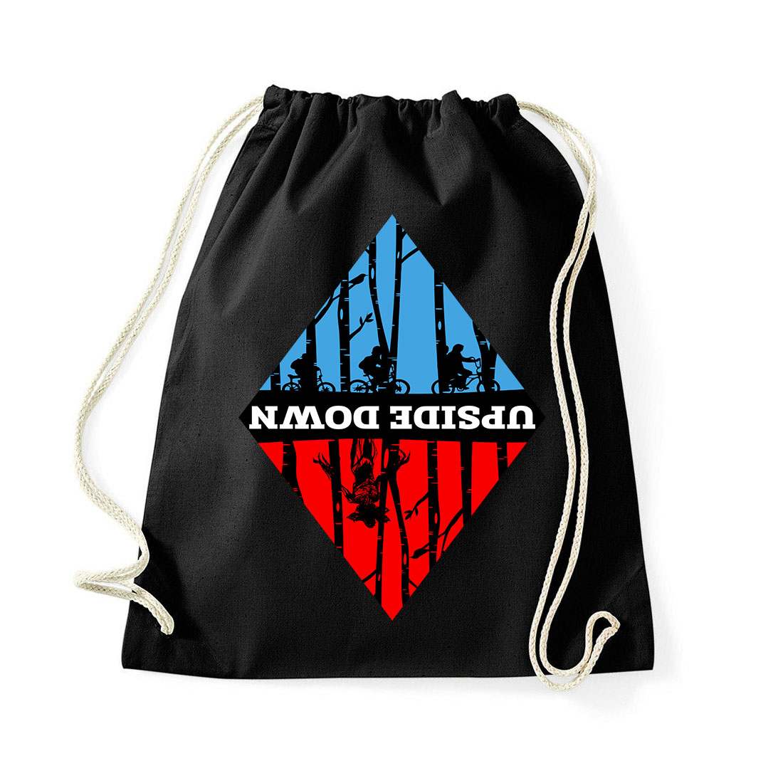 stranger things Fekete Tornazsák