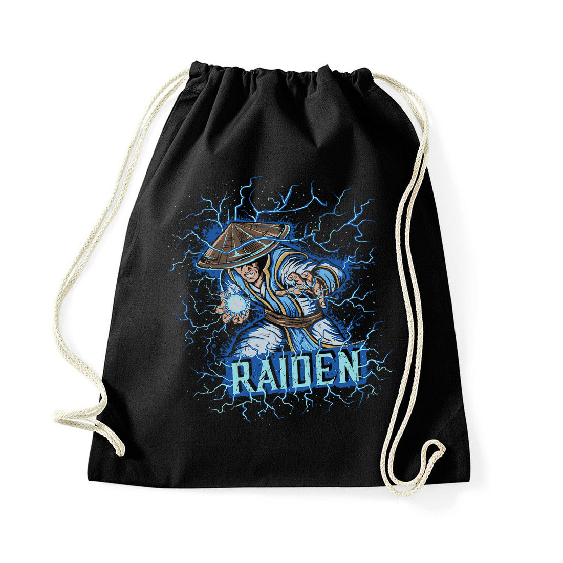 raiden mortal kombat Fekete Tornazsák