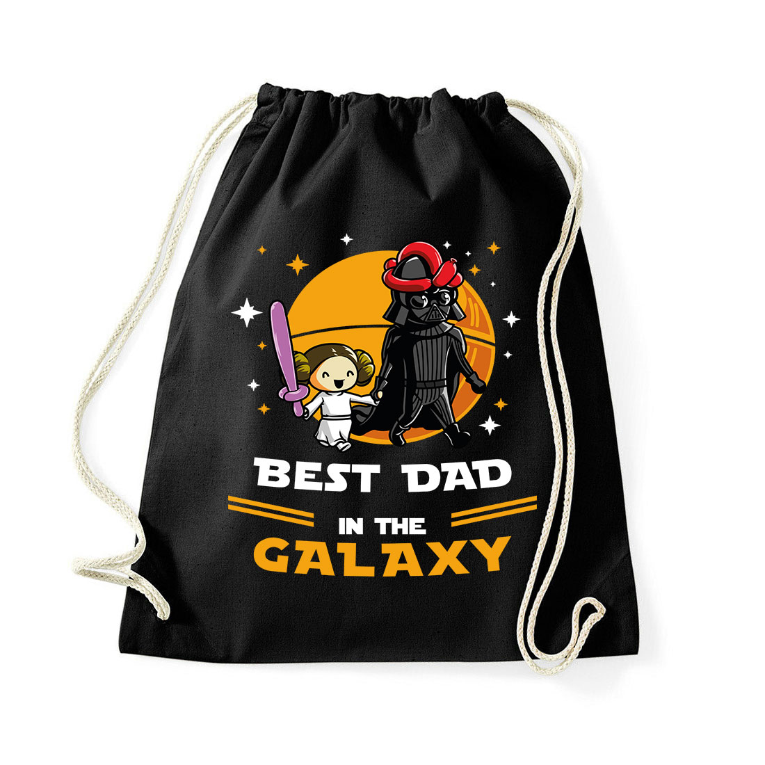 Legjobb apa a galaxisban egy lány apáknak apák napja Fekete Tornazsák