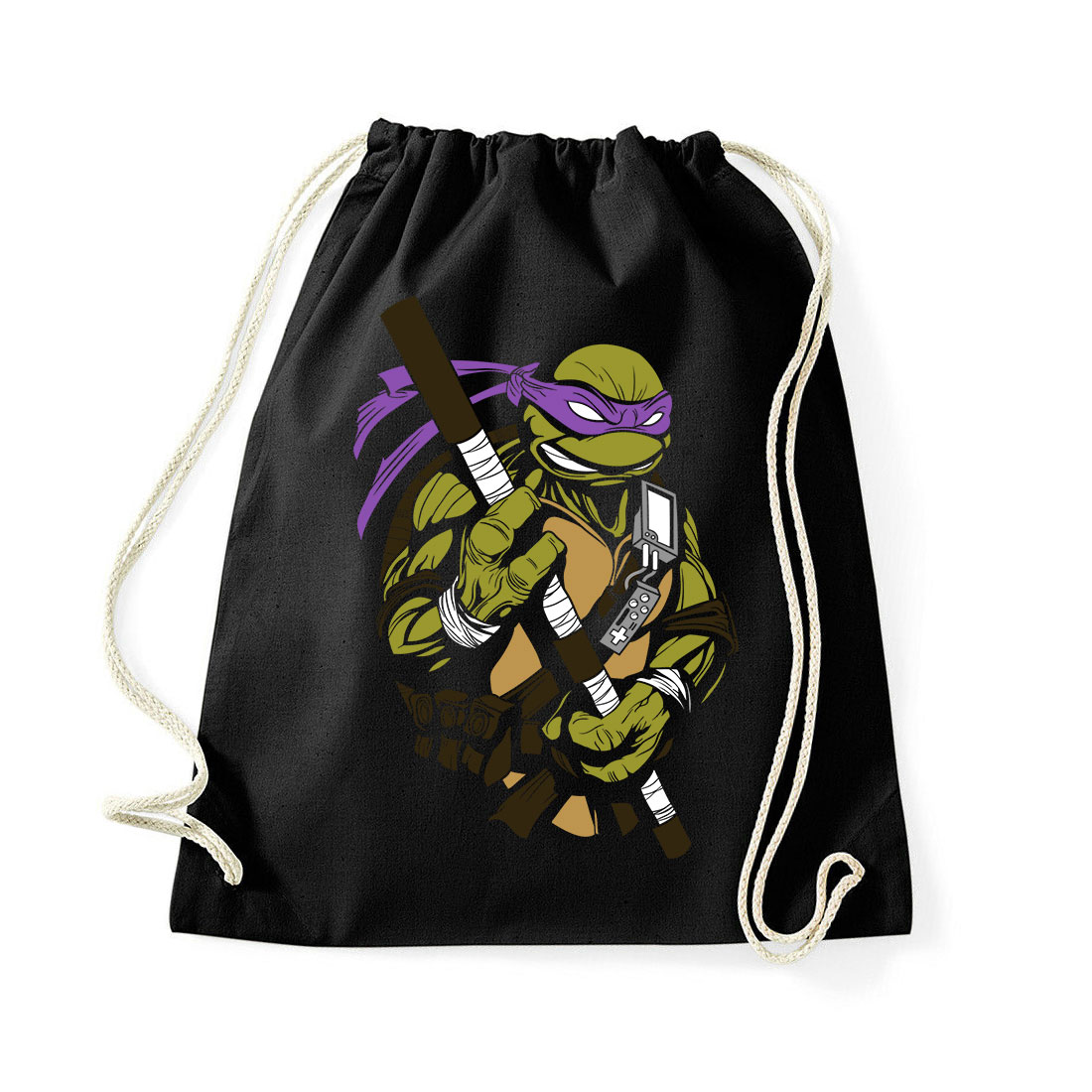 donatello tini ninja teknőcök tmnt Fekete Tornazsák