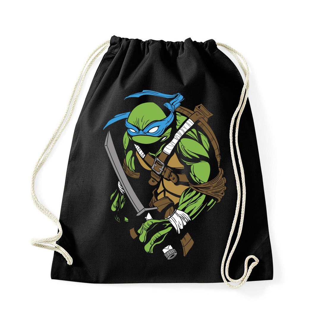 leonardo tini ninja teknőcök tmnt Fekete Tornazsák